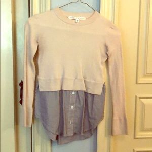 Veronica Beard XS layered sweater top
